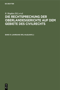 (Jahrgang 1915, Halbjahr 2.)