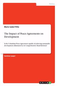 The Impact of Peace Agreements on Development