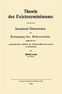 Theorie des Existenzminimums