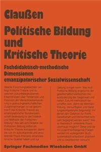 Politische Bildung und Kritische Theorie