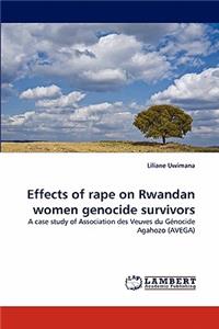 Effects of rape on Rwandan women genocide survivors