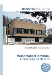 Mathematical Institute, University of Oxford