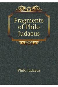 Fragments of Philo Judaeus