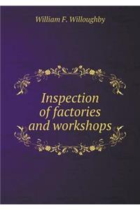 Inspection of factories and workshops