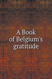 A Book of Belgium's gratitude