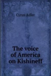 voice of America on Kishineff