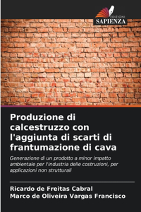 Produzione di calcestruzzo con l'aggiunta di scarti di frantumazione di cava