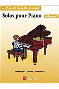 SOLOS POUR PIANO VOLUME 3 AVEC CD