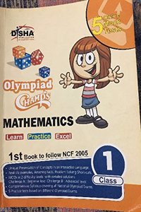Olympiad Champs Mathematics Class 1 With 5 Online Mock Tests