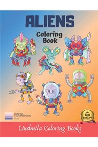 Coloring Book Aliens