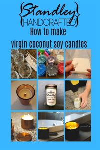 How to make virgin coconut soy candles