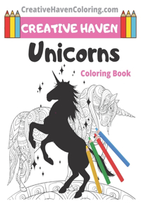 Creative Haven Unicorns Coloring Book