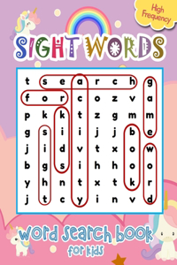 Sight Words Word Search Book for Kids High Frequency