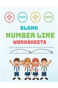 Blank Number Line Worksheets