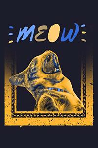 Meow: Blank Paper Sketch Book - Artist Sketch Pad Journal for Sketching, Doodling, Drawing, Painting or Writing