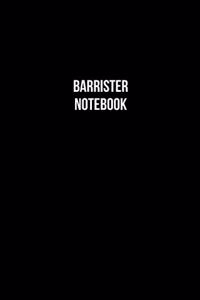 Barrister Notebook - Barrister Diary - Barrister Journal - Gift for Barrister