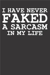 Sarcasm Sarcastic Fake Joke Notebook Journal