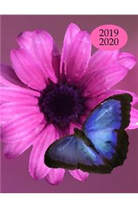 2019 2020 15 Months Butterfly Daily Planner