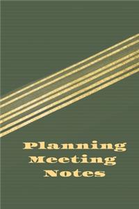 Planning Meeting Notes