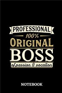 Professional Original Boss Notebook of Passion and Vocation