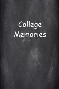 Graduation Journal College Memories Lined Journal Pages