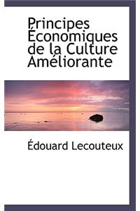 Principes Conomiques de La Culture Am Liorante