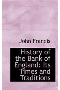 History of the Bank of England