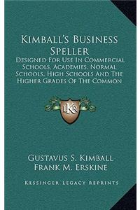 Kimball's Business Speller