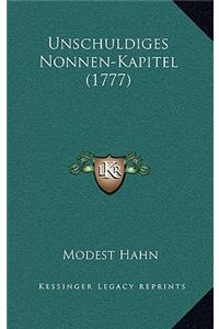 Unschuldiges Nonnen-Kapitel (1777)
