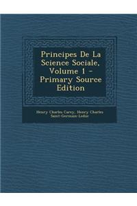 Principes de La Science Sociale, Volume 1 - Primary Source Edition