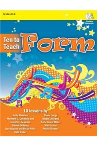 Ten to Teach Form