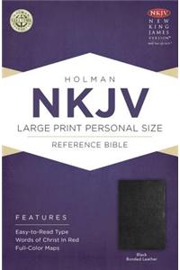 NKJV Large Print Personal Size Reference Bible, Black