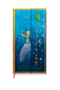 Saint-Exupery, The Little Prince (Embellished Manuscripts Collection) Ultra Lined Hardcover Journal (Wrap Closure)