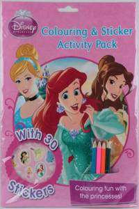 Disney Princess Colouring & Activity Sticker Fun Pack