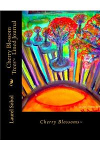 Cherry Blossom Trees Lined Journal