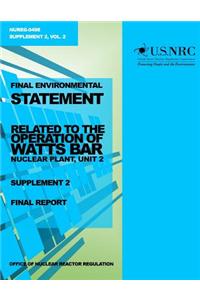 Final Environment Statement
