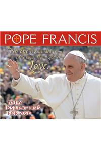 2020 Pope Francis Daily Inspirations Boxed Daily Calendar