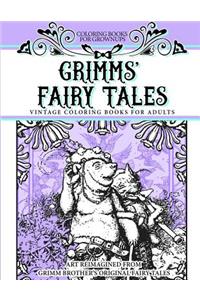 Coloring Books For Grownups Grimms' Fairy Tales
