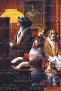 Dogs Playing Piano - Birthday Greeting Card