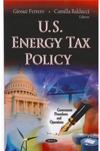 U.S. Energy Tax Policy