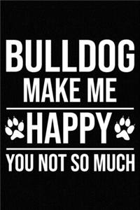 Bulldog Make Me Happy You Not So Much