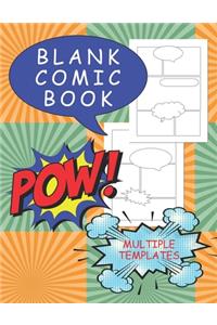 Blank Comic Book, Multiple Templates