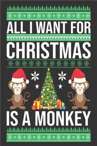 all I want for Christmas is a monkey