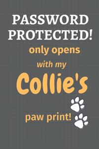 Password Protected! only opens with my Collie's paw print!