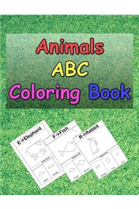 Animals ABC Coloring Book
