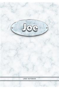 Joe - Lined Notebook