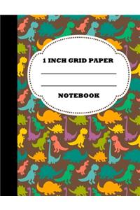 1 Inch Grid Paper Notebook