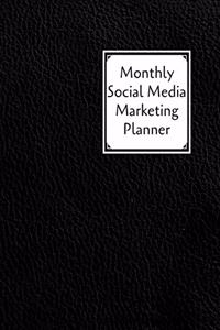 Monthly Social Media Marketing Planner