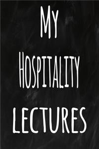 My Hospitality Lectures