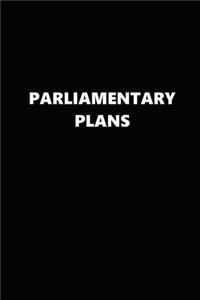 2020 Weekly Planner Political Theme Parliamentary Plans Black White 134 Pages